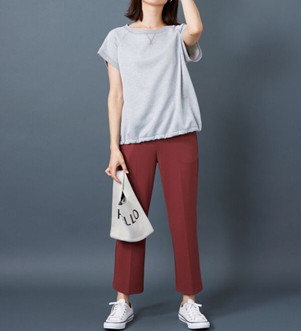 BELLUNA（ベルーナ）の「ラメ入り裏毛素材プルオーバー（カットソー）」｜詳細画像