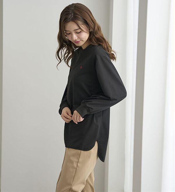 BELLUNA（ベルーナ）の「【ＰＯＬＯ　ＢＣＳ】ミニ裏毛素材デザイントップス（カットソー）」｜詳細画像