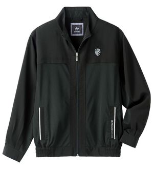 「＜ダンロップ・リファインド＞楊柳メッシュブルゾン（メンズブルゾン）」｜ブラック