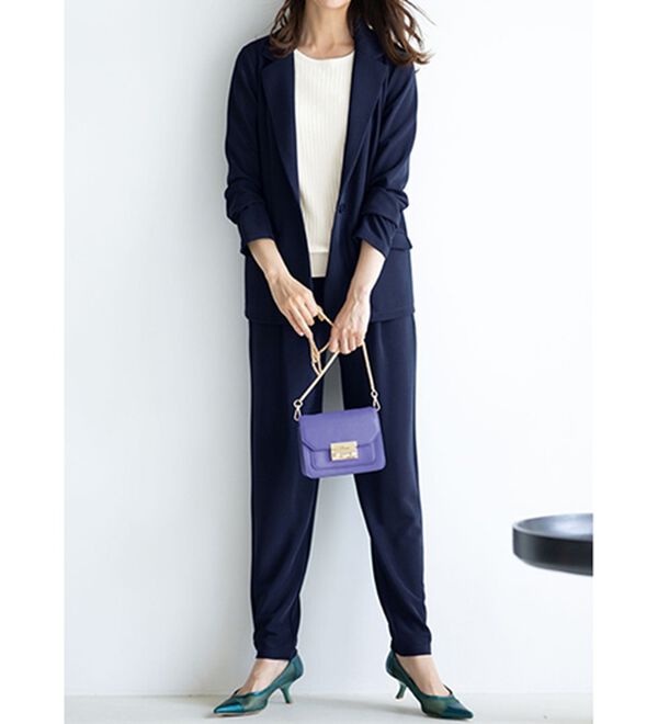 RANAN（ラナン）の「【２点セット】まるで普段着！洗える！防シワカットソースーツ（その他スーツ）」｜詳細画像