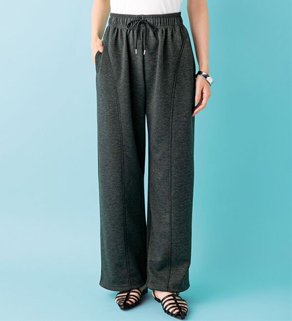 BELLUNA（ベルーナ）の「【ＳＥＪＬ】切替ゆったりパンツ（ワイドパンツ・ガウチョ）」｜詳細画像