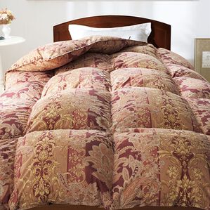 「プレミアムゴールドマザーグース羽毛掛布団（掛布団）」｜ピンク