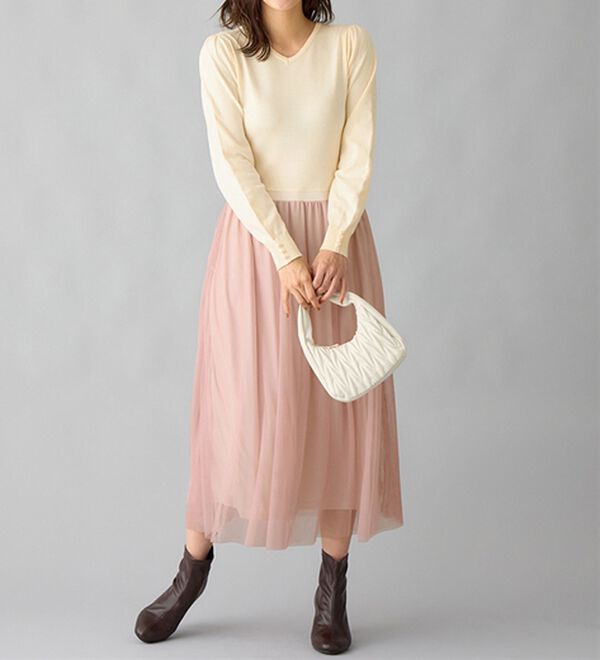 alotta（アロッタ）の「時短コーデ！ドッキングワンピース【お客様企画】（ドッキングワンピース）」｜詳細画像