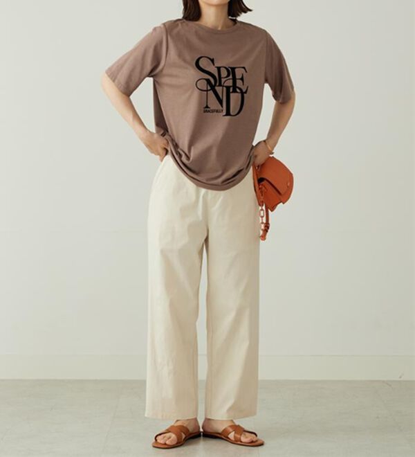 BELLUNA（ベルーナ）の「のびのびストレッチ美脚ストレートパンツ（ワイドパンツ・ガウチョ）」｜詳細画像