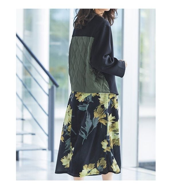 RANAN（ラナン）の「異素材使いブルゾン（ブルゾン）」｜詳細画像