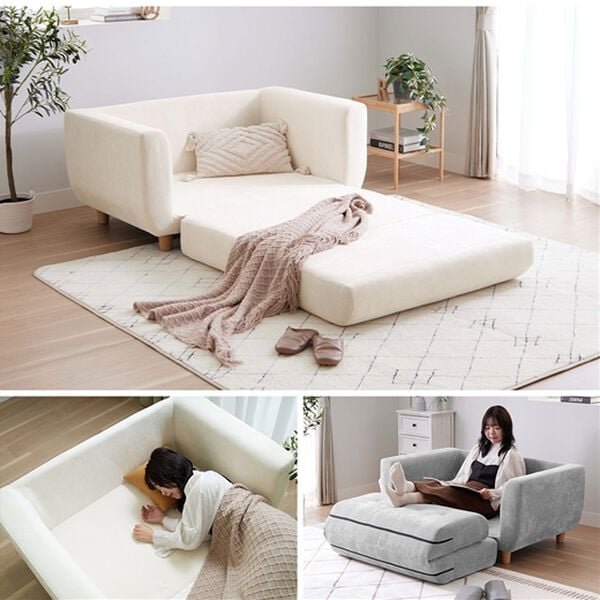 iellio（イエリオ）の「脚付３ｗａｙソファベッドＯｌｉｎ（ソファ）」｜詳細画像