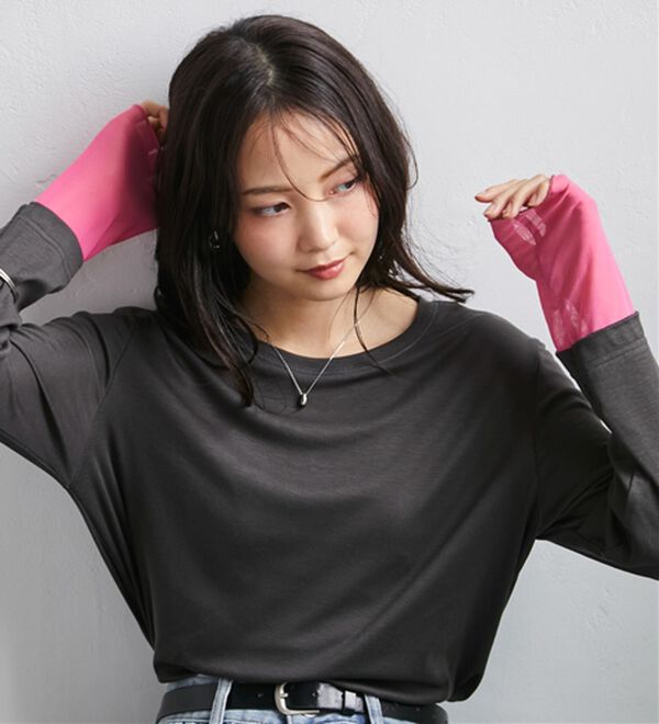 RANAN（ラナン）の「レイヤードスリーブロンＴＥＥ（カットソー）」｜詳細画像