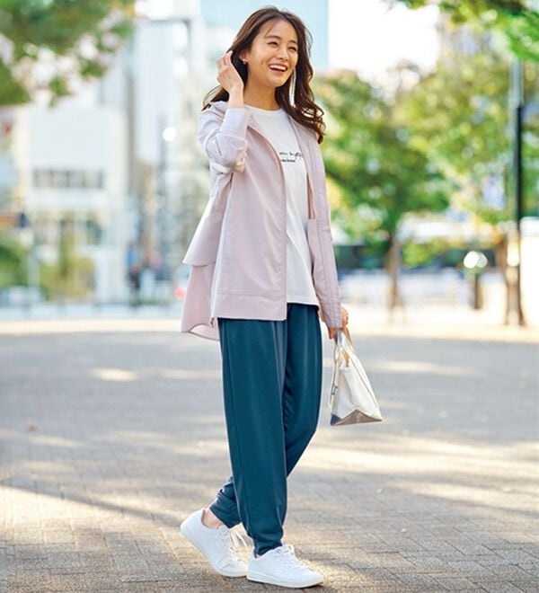 BELLUNA（ベルーナ）の「１本多役！リラックスジョガーパンツ（フルレングスパンツ）」｜詳細画像