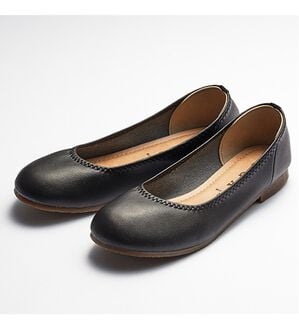RANAN（ラナン）の「日本製カジュアルシューズ（フラットシューズ）」｜ブラック