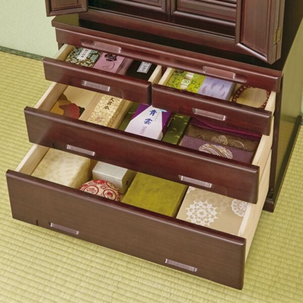 「セットでお得　天然木桐仏壇２（仏壇・仏具）」｜詳細画像