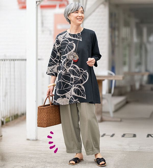 ルフラン（ルフラン）の「【３本組】絶妙ゆったりワイドパンツ（ワイドパンツ・ガウチョ）」｜詳細画像