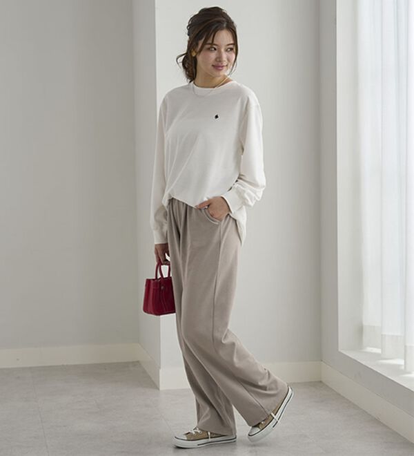 BELLUNA（ベルーナ）の「【メルティポンチ】イージーパンツ（フルレングスパンツ）」｜詳細画像