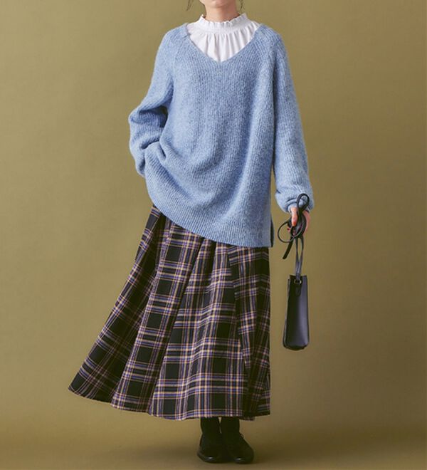 Viola e Viola（ヴィオラ エ ヴィオラ）の「綿１００％スモッキング衿＆袖プチハイトップス（カットソー）」｜詳細画像