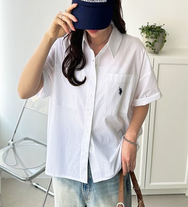 GeeRA（ジーラ）の「【ＵＳ．ＰＯＬＯ．ＡＳＳＮ】オーバーサイズ半袖シャツ（シャツ）」｜詳細画像