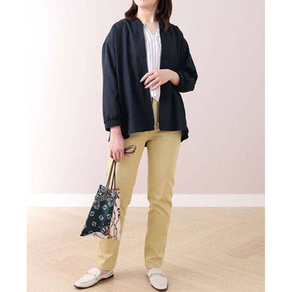 BELLUNA（ベルーナ）の「ビンテージ素材ジッパージャケット（その他ジャケット）」｜詳細画像