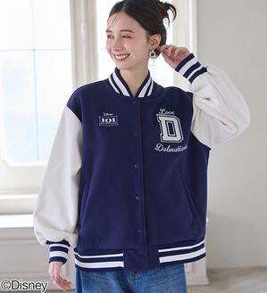 BELLUNA（ベルーナ）の「＜Ｄｉｓｎｅｙ＞【１０１匹わんちゃん】フリースボンディングスタジャン（ハーフコート）」｜ネイビー(101匹わんちゃん)