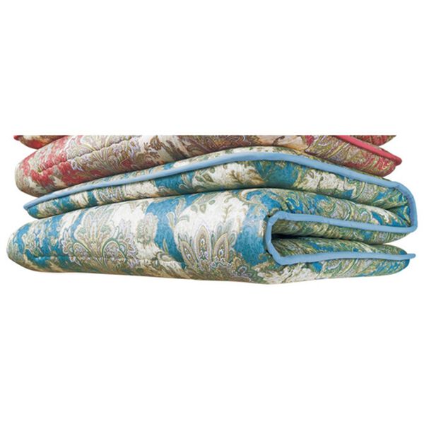 「腰に優しい日本製防ダニ・抗菌防臭＆バランス敷布団（敷布団）」｜ブルー