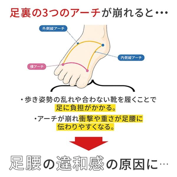 「勝野式　ドクターアーチスニーカーｐｌｕｓ（プラス）（その他美容・健康機器）」｜詳細画像