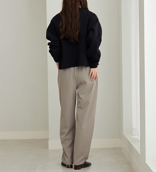 GeeRA（ジーラ）の「【再入荷】オンオフ着られる！カーブパンツ（フルレングスパンツ）」｜詳細画像