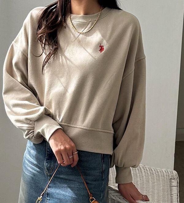 GeeRA（ジーラ）の「【Ｕ．Ｓ．ＰＯＬＯ　ＡＳＳＮ】ショートスウェット（トレーナー・スウェット）」｜詳細画像