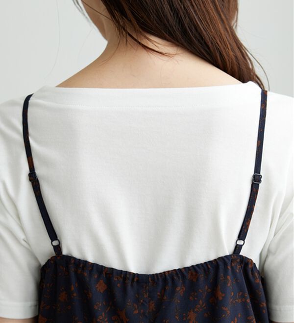 BELLUNA（ベルーナ）の「【2点セット】花柄プリントキャミワンピースアンサンブル（その他ワンピース）」｜詳細画像