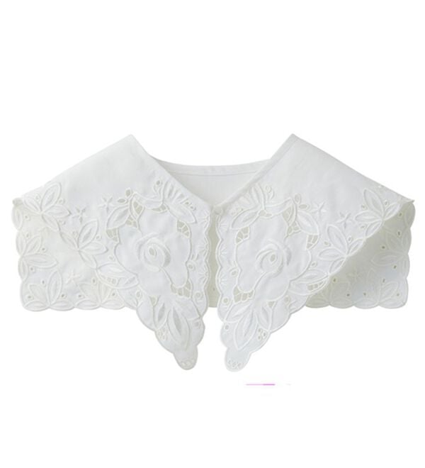 GeeRA（ジーラ）の「カットワーク刺しゅう付け衿（その他ファッション小物）」｜詳細画像