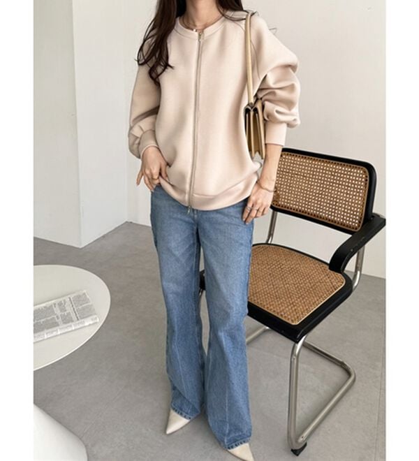 GeeRA（ジーラ）の「前後２ＷＡＹダブルジップスウェット（カットソー）」｜詳細画像