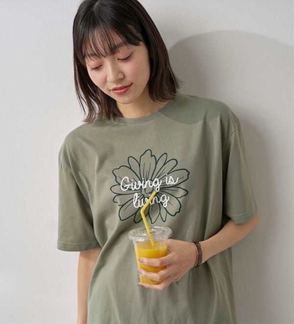 BELLUNA（ベルーナ）の「汗ジミ対策！よれない大人のプリントＴシャツ（Tシャツ）」｜詳細画像