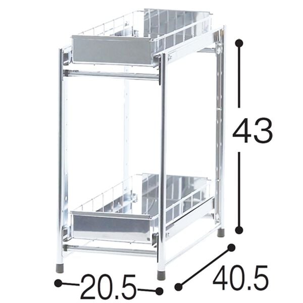 「シンク下引出し収納ラック（シンク下収納）」｜詳細画像