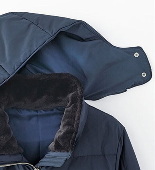 BELLUNA（ベルーナ）の「フレンチダウン使い細見えキルト切替ロングコート（ロングコート）」｜詳細画像