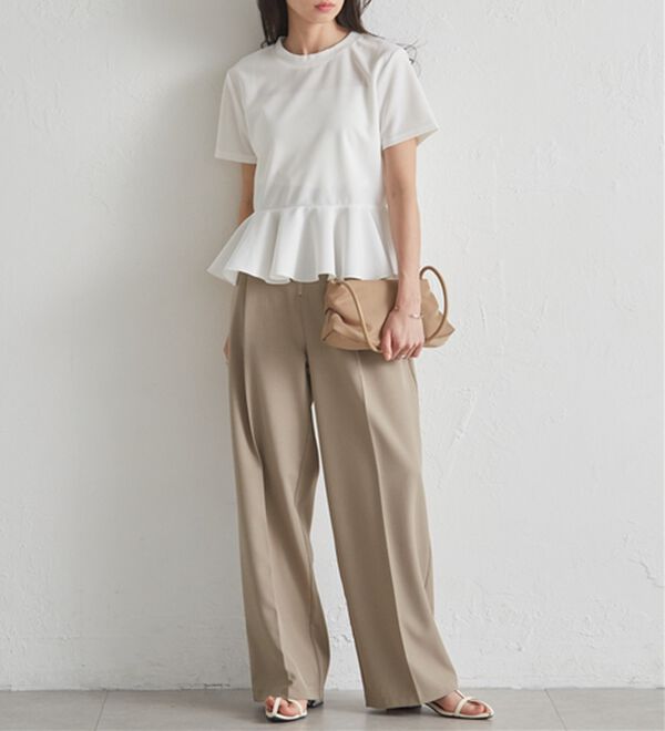 RANAN（ラナン）の「イレヘムペプラムTシャツ（カットソー）」｜詳細画像