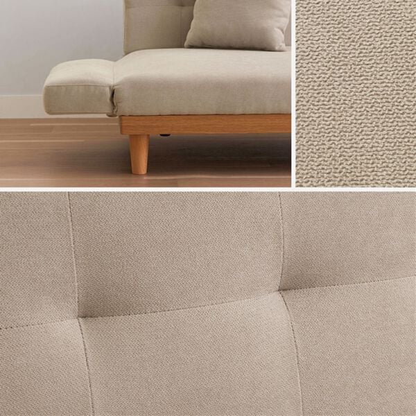 iellio（イエリオ）の「肘リクライニング木飾り付ソファＲｏｓｉｅ＜１．５人掛＞（ソファ）」｜詳細画像