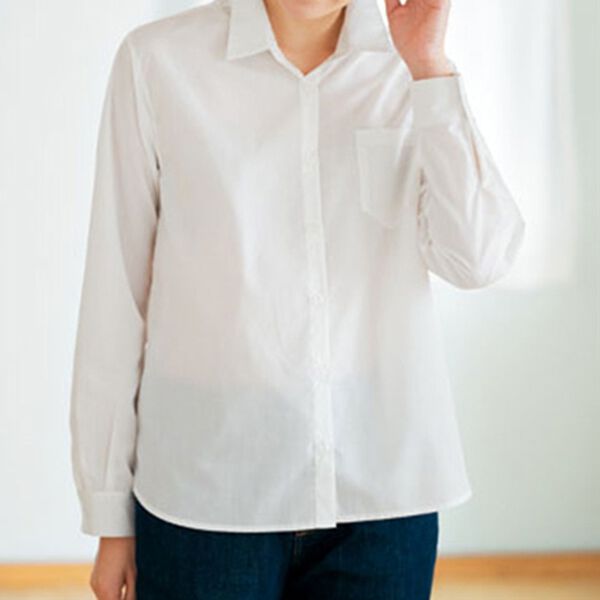 BELLUNA（ベルーナ）の「綿１００％ボーダーベストアンサンブル（アンサンブル）」｜詳細画像