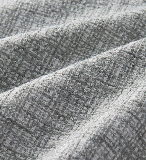 GeeRA（ジーラ）の「【２点セット】ニットツイードペプラムジャケットセットアップスーツ（パンツスーツ）」｜詳細画像