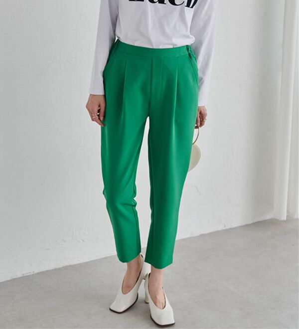 RANAN（ラナン）の「美脚シルエットクロップドパンツ（フルレングスパンツ）」｜詳細画像