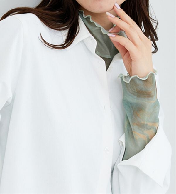 BELLUNA（ベルーナ）の「《快適Ｌａｂ．》イージーケア！コットンタッチシャツ（シャツ）」｜詳細画像