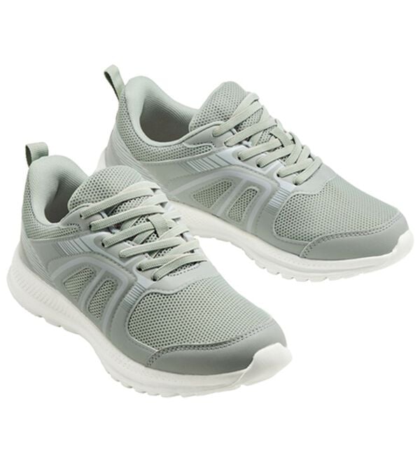 BELLUNA（ベルーナ）の「サッと履ける！防水軽量シューズ（スニーカー）」｜グレー