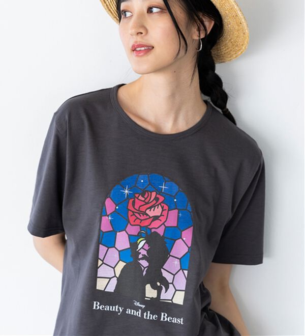 「＜Ｄｉｓｎｅｙ＞キャラクタープリントヴィンテージ風Ｔシャツ（チュニック）」｜詳細画像