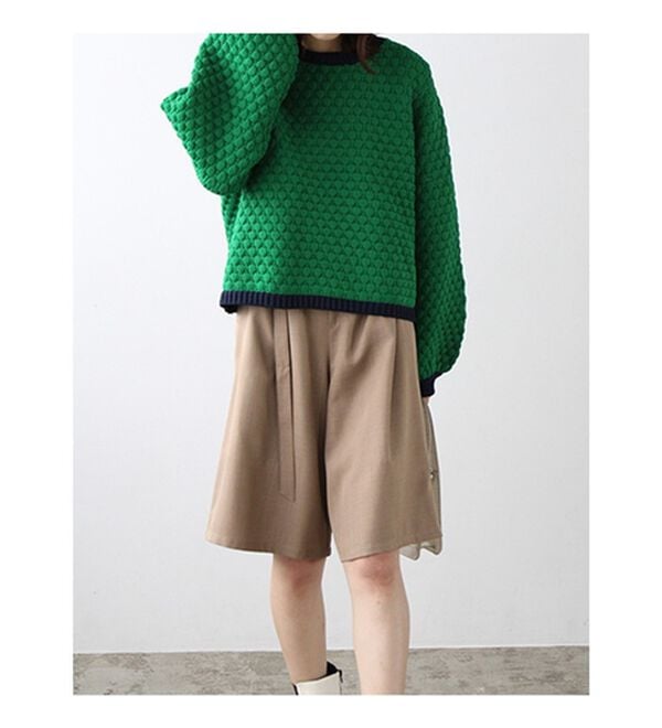 GeeRA（ジーラ）の「ベルト付ショートパンツ（その他パンツ）」｜詳細画像