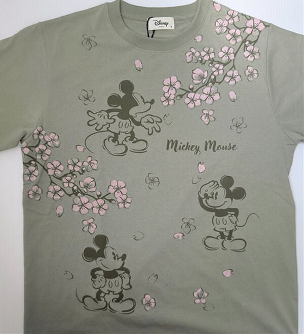 BELLUNA（ベルーナ）の「＜Disney＞【ミッキー】桜柄プリントTシャツ（Tシャツ）」｜詳細画像