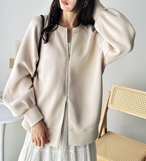 GeeRA（ジーラ）の「前後２ＷＡＹダブルジップスウェット（カットソー）」｜詳細画像