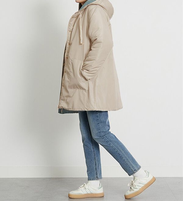 BELLUNA（ベルーナ）の「【Ａｉｒｙ＆Ｗａｒｍ】エアリーライトウォームコート（ハーフコート）」｜詳細画像