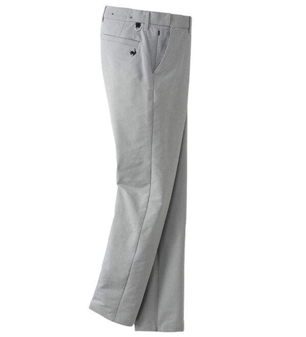 「＜ルコックスポルティフ＞ウエストアジャスター付き保温ダイヤロングパンツ（メンズスラックス）」｜ホワイト