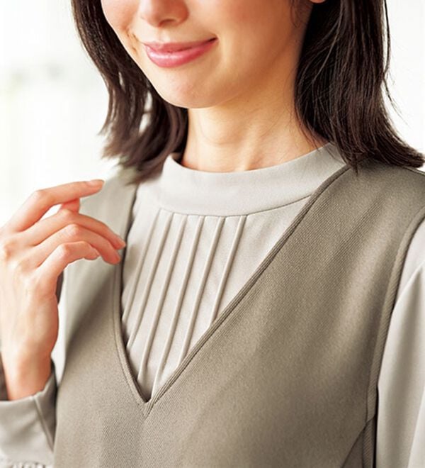 BELLUNA（ベルーナ）の「体型カバージャンパースカート（ジャンパースカート）」｜詳細画像