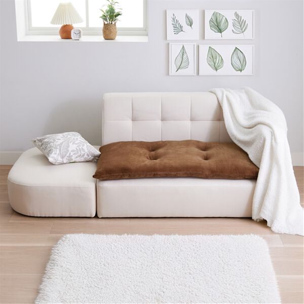 iellio（イエリオ）の「とろけるマイクロソファパッド＜抗菌防臭機能付・ソファーパッド・２人掛け・３人掛け・クッション・長座布団＞（ソファパッド）」｜詳細画像