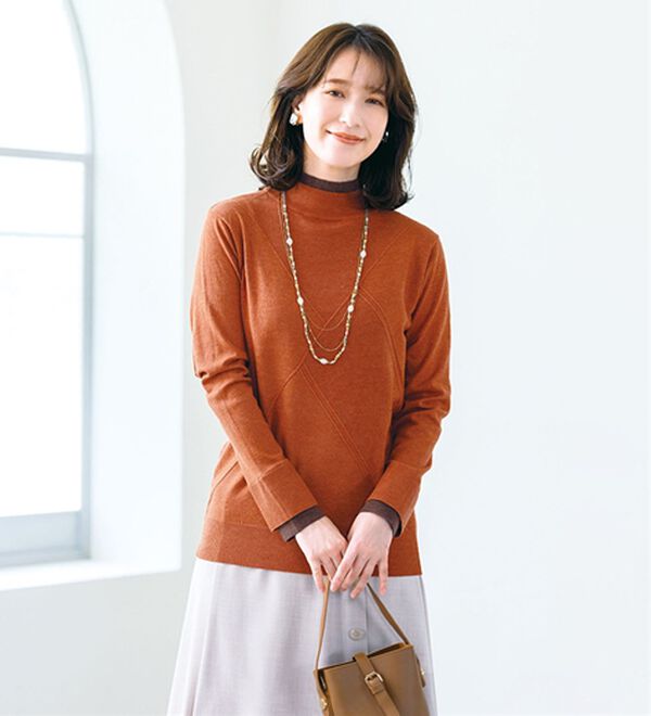 ルフラン（ルフラン）の「【４色組】毎日重宝＊ほどかわニット（ニット・セーター）」｜詳細画像