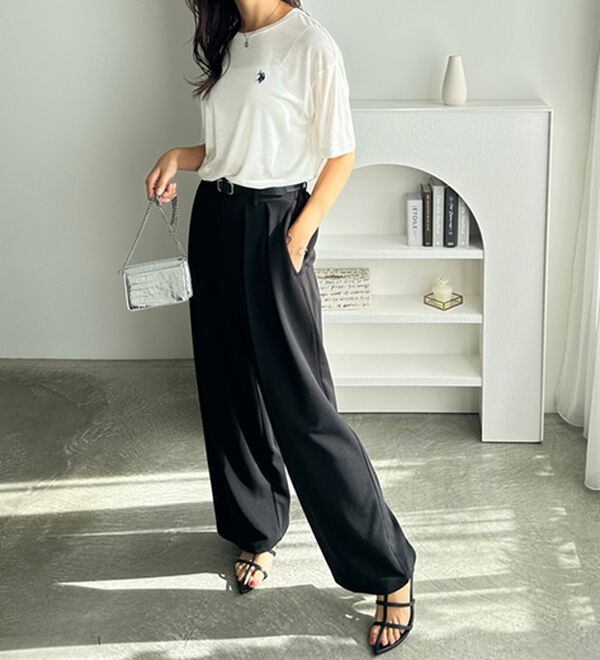 GeeRA（ジーラ）の「【Ｕ．Ｓ．　ＰＯＬＯ　ＡＳＳＮ．】スラブシアーTシャツ（Tシャツ）」｜詳細画像