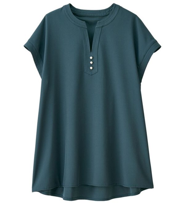 RANAN（ラナン）の「ひんやり！スキッパーブラウス（ブラウス）」｜詳細画像