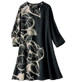 ルフラン（ルフラン）の「選べるプリントブラウス（ブラウス）」｜黒系