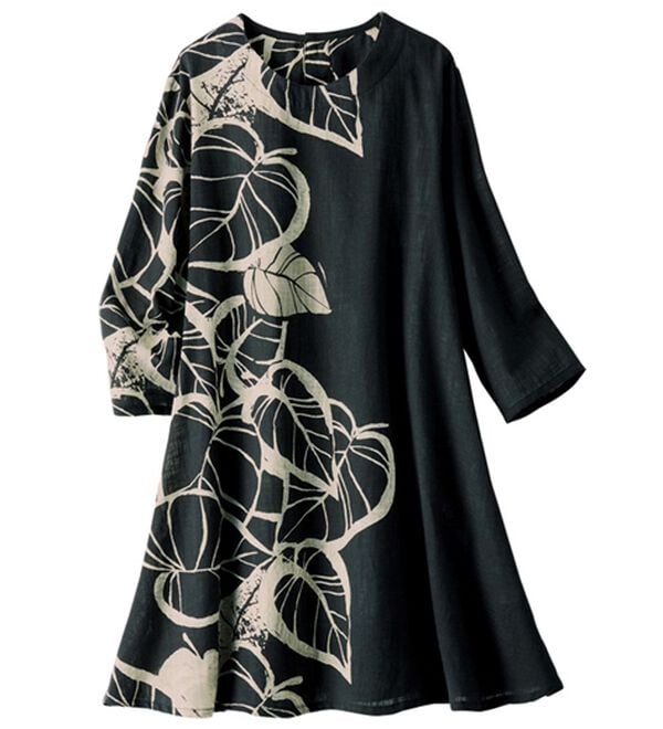 ルフラン（ルフラン）の「選べるプリントブラウス（ブラウス）」｜黒系